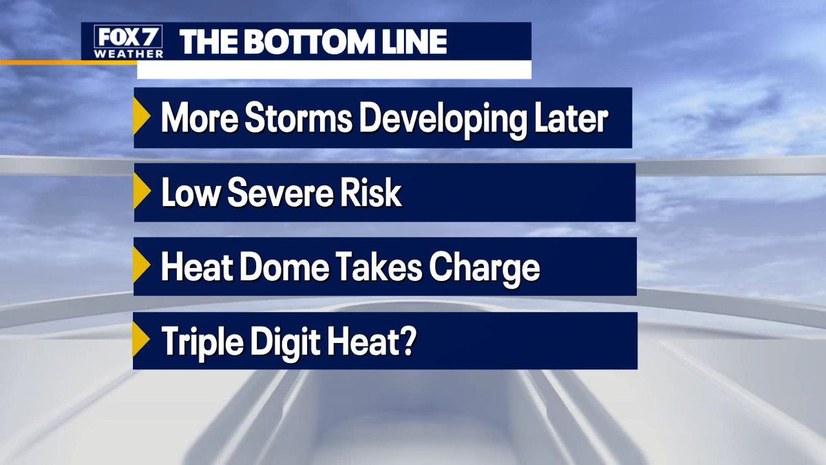 Here's what we're talking about in the FOX 7 Weather Center. 3 more hours to go on Good Day Austin with more local news, weather and traffic.