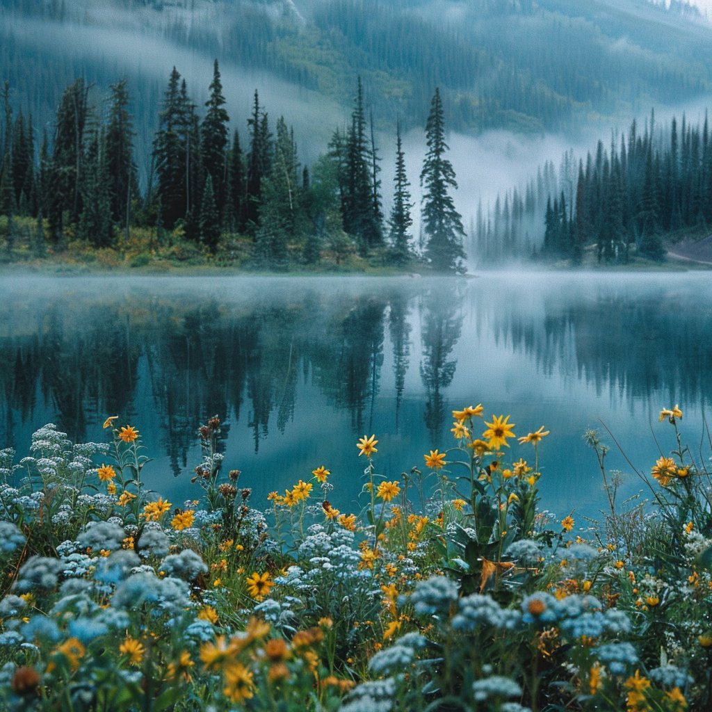 Good Morning 🌿

Beneath the glass of the mountain lake, reflection stirs. 

Not of face, but of soul.
Intuition floats there, unanchored by reason, resting in trust.

A thought not formed—but felt.

💠 What truth rises when your mind is finally still?