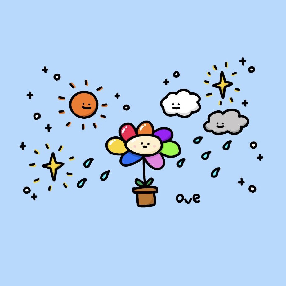 ☀️*+💐｡*🌧️

#イラスト  #illustration