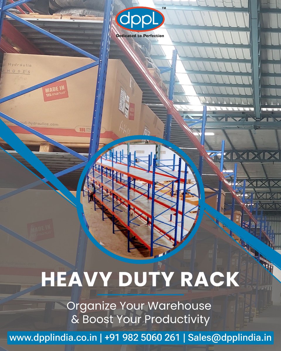 DecoraPointPvt's tweet image. Organize your warehouse like a pro with DPPL Heavy Duty Racks! 💪 Maximize space, ensure safety &amp;amp; boost productivity. Perfect for industrial storage.
📞 +91 982 5060 261 | 🌐 dpplindia.co.in | 📧 sales@dpplindia.in

#HeavyDutyRack #DPPL #HeavyDutyRack #IndustrialRack