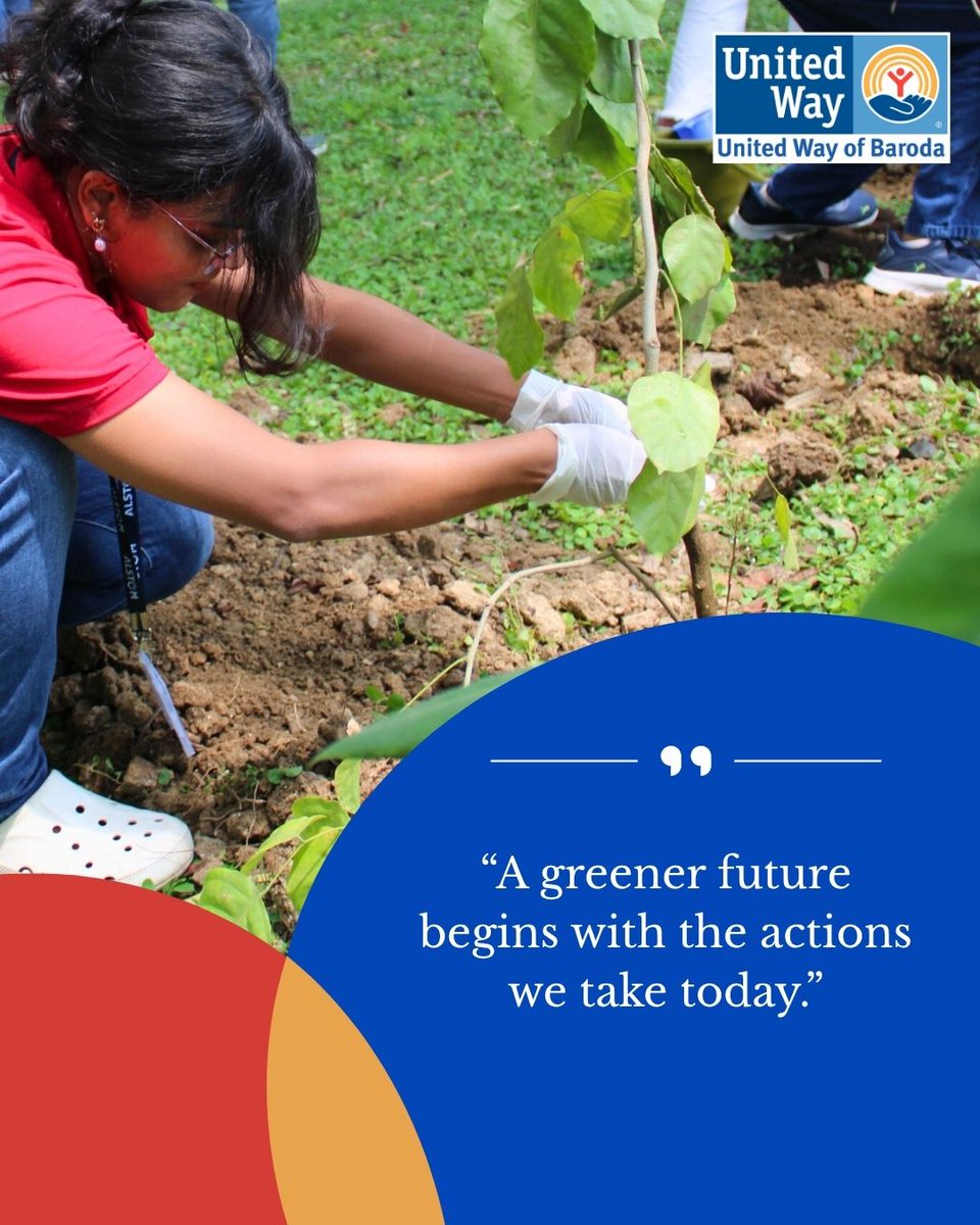 The journey to a sustainable future starts here. Let’s drive a greener tomorrow, together!

#UnitedWayofBaroda #UWB #Uway
--
#EnvironmentDay2025 #environment #sustainableliving #planetearth #greenfuture