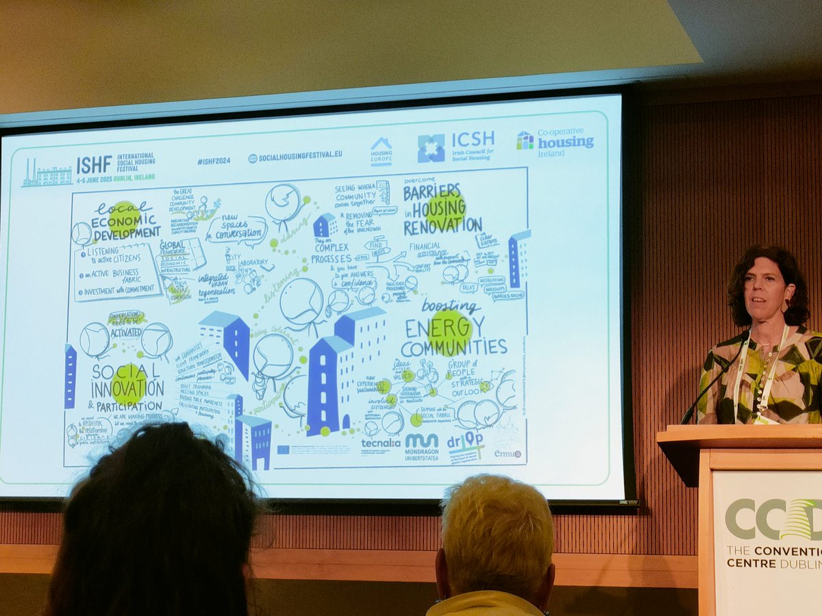 Aprendemos experiencias y buenas prácticas <a href="/drOp_HorizonEU/">drOp</a>  #ISHF25 y <a href="/HousingEurope/">Housing Europe</a>