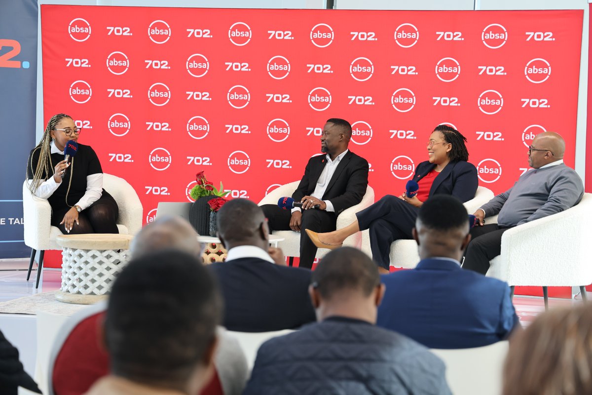 Radio702's tweet photo. 🎉 Celebrating 1 year of the Absa Homeownership series on the 702 Masterclass with Relebogile Mabotja! 

Join the live discussion: https://t.co/MIyGU7qBTY #HomeownershipJourney #702Masterclass #YourStoryMatters https://t.co/aRpRsX5rAs