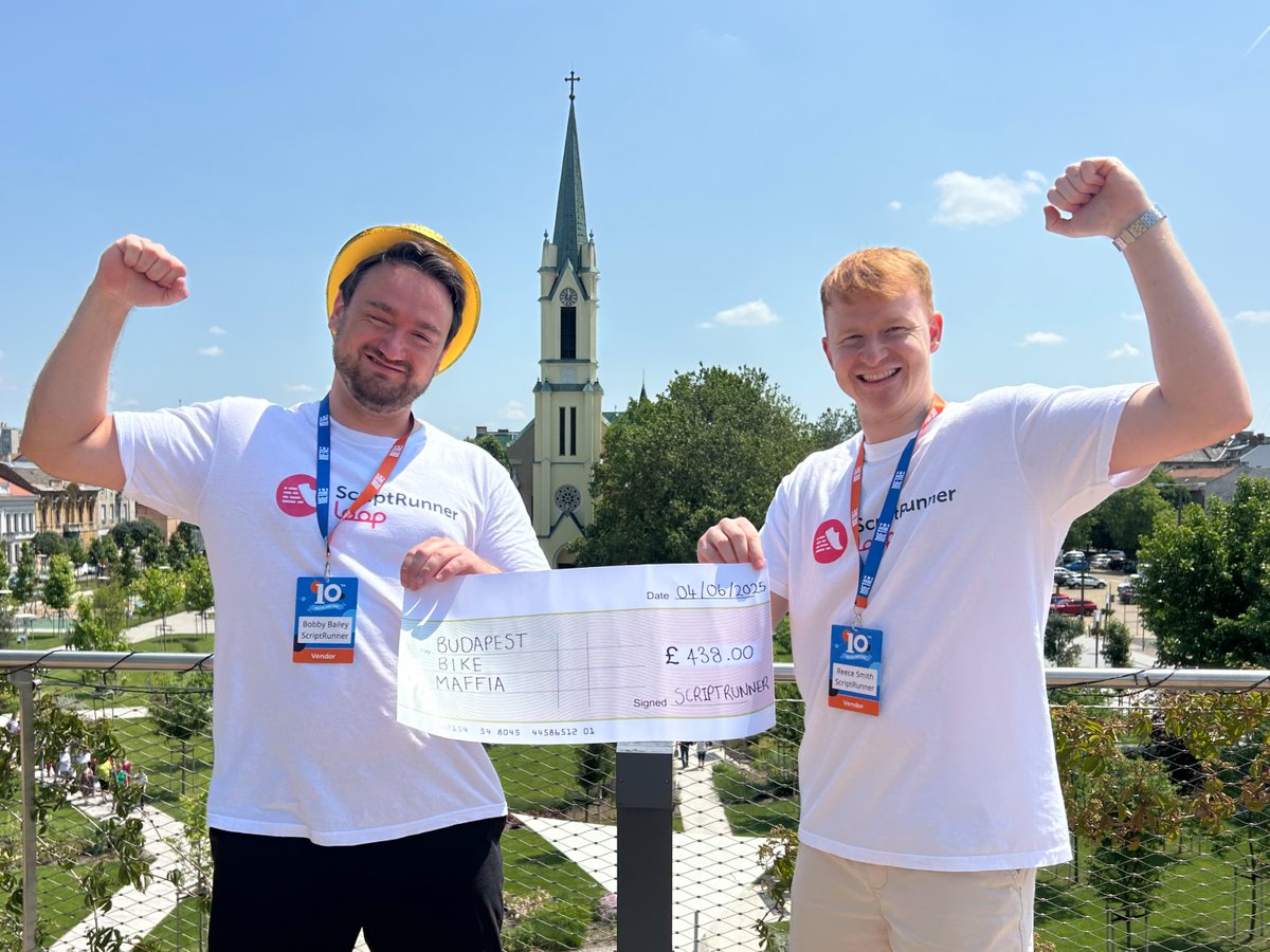 scriptrunnerhq's tweet image. A huge shoutout to Bobby for crafting the ScriptRunner Connect game for the session! Each of the 73 clicks during our game translated into a donation, and we're so we're pleased to have raised a huge £438 for Budapest Bike Maffia! 🙌
#METAInf #Atlassian #ScriptRunner