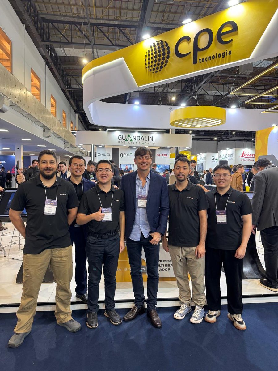 CHCNavigation's tweet image. Visit us at MundoGeo to discuss the latest advancements in geospatial technology with CHCNAV and our partner CPE Tecnologia. 

This year, we are presenting solutions including the RS10 SLAM Scanner, AU20 LiDAR, and i93 GNSS Receiver.

Meet us at booth #304 to learn more. 🌍📡🤝
