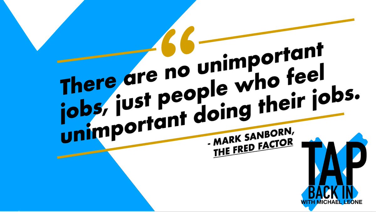 Those of us that have the humble honor of leading others need to remember that we need to ignite the spark in our teams; we need to help them to discover just how important, necessary, and vital they are. #tapbackin

#leadership #success #business #hr #hrinsights #humanresources