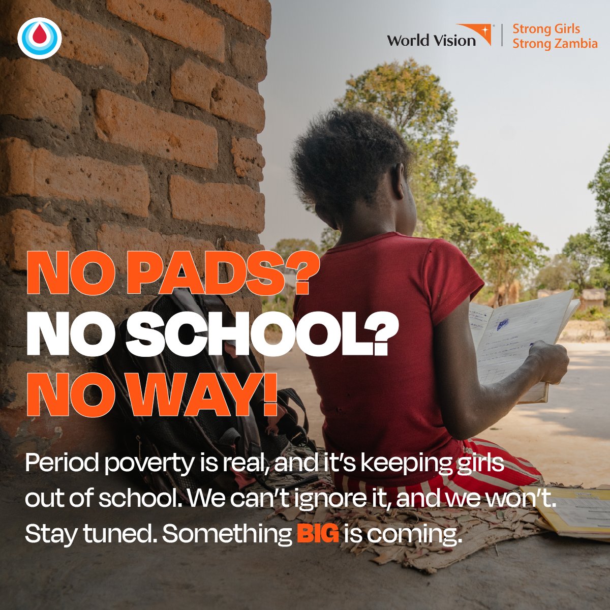 What do YOU think needs to change to keep girls in school, even during their menstrual cycle? 🤔
Stay glued to the World Vision Zambia social media platforms because something BIG is coming.
#NoPadsNoSchoolNoWay #StrongGirlsStrongZambia #TheFlowFund #EndPeriodPoverty