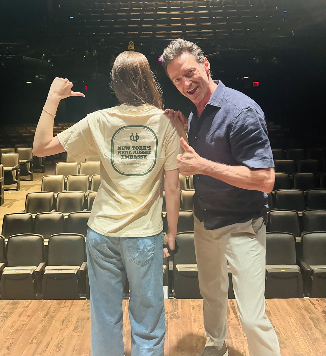 RealHughJackman's tweet image. Ella agrees! #oldmatespub #ellabeatty