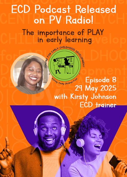 Centre for ECD (@cecd_online) on Twitter photo Our 8th weekly podcast recording with #PVradio is now live! This episode, recorded with one of CECD's ECD trainers, Kirsty Johnson, explores the importance of play-based learning for young children.
Listen to the full recording here: shorturl.at/ksuc0 Our 8th weekly podcast recording with #PVradio is now live! This episode, recorded with one of CECD's ECD trainers, Kirsty Johnson, explores the importance of play-based learning for young children.
Listen to the full recording here: shorturl.at/ksuc0