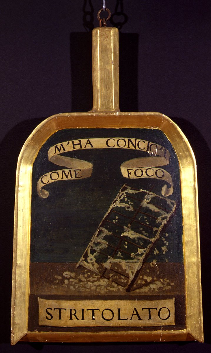 #LepaledellaCrusca Stritolato
Pier Francesco Cambi (accademico dal 1586)
Come m'ha concio il foco