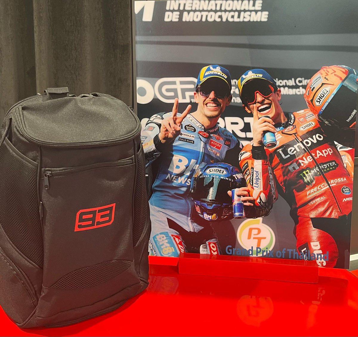 IS HERE 
Visita especial està mañana en la tienda. Contando las horas para el GP Aragon !!!!!!!