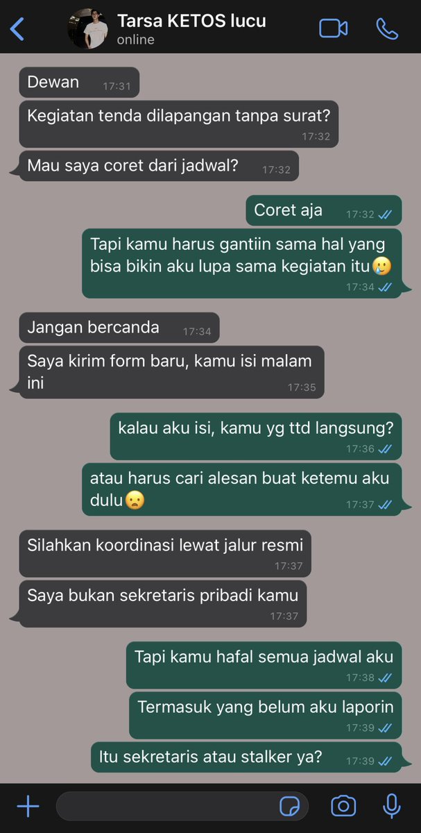 amongcienv's tweet image. #Dewtee few tweets — AU 

Kamu OSIS, aku Pramuka. Tapi pas kamu marah, rasanya aku yang harus hormat.