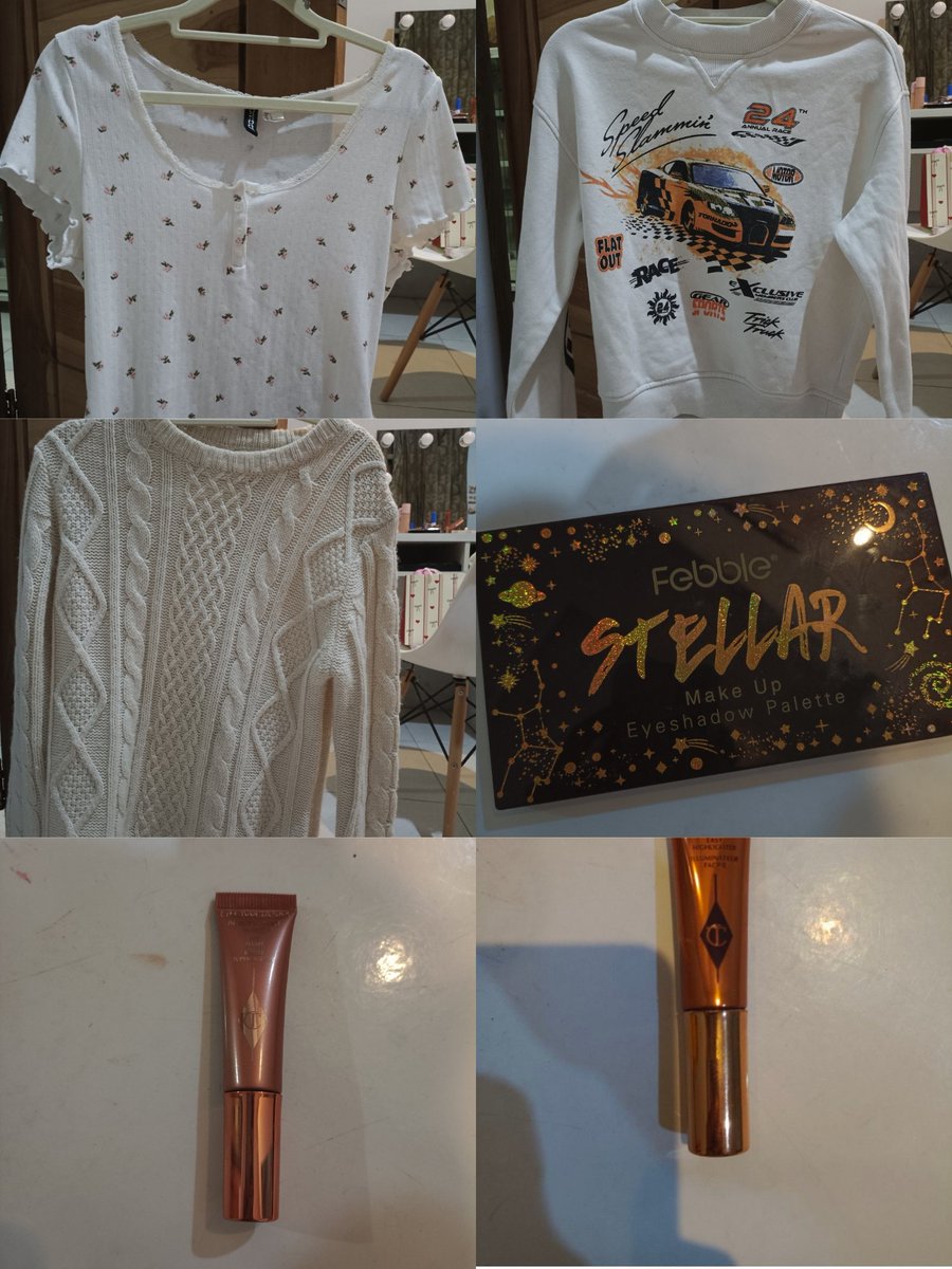 puippylove's tweet photo. hii aku mau jual beberapa makeup &amp; baju bajuku, brand h&amp;m etc 
t: wts h&amp;m, makeup, eyeshadow, blush https://t.co/35L2bBfp7P