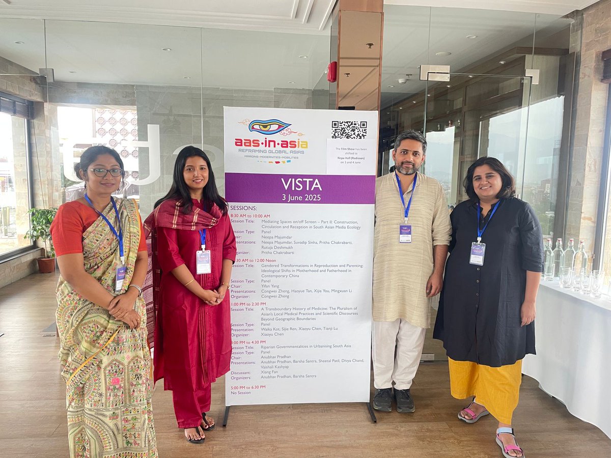 Vaishali Kashyap (@vkashyap01) on Twitter photo Glad to have been part of the panel titled 'Riparian Governmentalities in urbanising South Asia' at the #AASinAsia2025 conference <a href="/AASAsianStudies/">Association for Asian Studies</a> in the picturesque Kathmandu. Glad to have been part of the panel titled 'Riparian Governmentalities in urbanising South Asia' at the #AASinAsia2025 conference <a href="/AASAsianStudies/">Association for Asian Studies</a> in the picturesque Kathmandu.