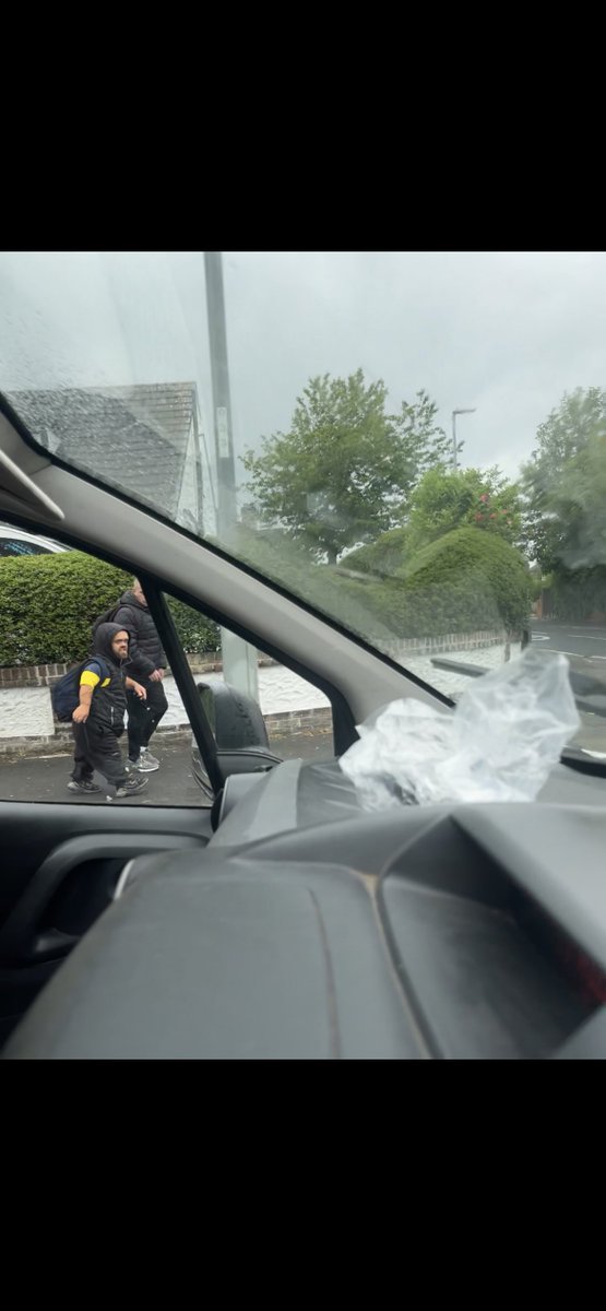 My guy comes out in armbands when it rains in case he falls in a puddle 😂😂