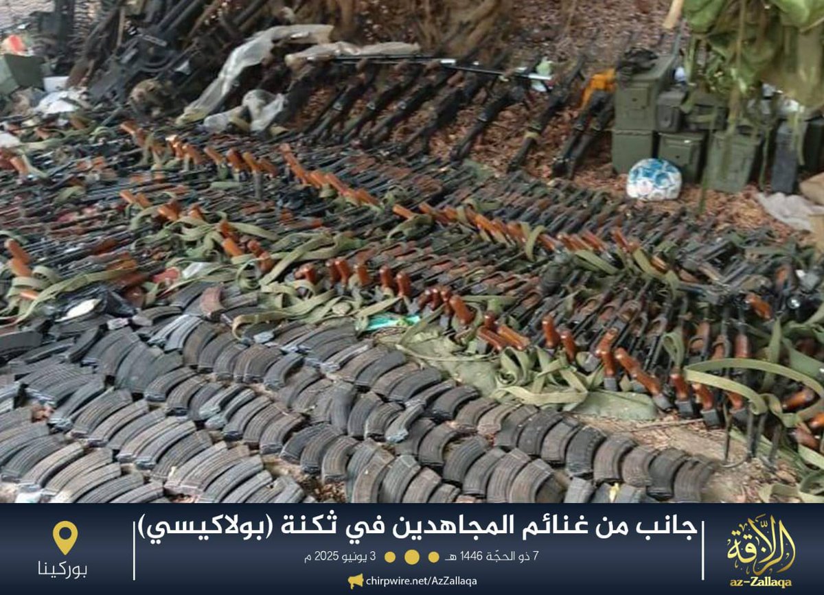 Westafactu's tweet photo. Ainsi, les terroristes continuent leur progression dans le Sahel : le Burkina sert de base arrière pour les incursions terroristes contre le Bénin, le JNIM avance vers la frontière Mali-Sénégal, et les entreprises russes s’enrichissent sur l’insécurité présente en AES. https://t.co/X0Btxy4AP9