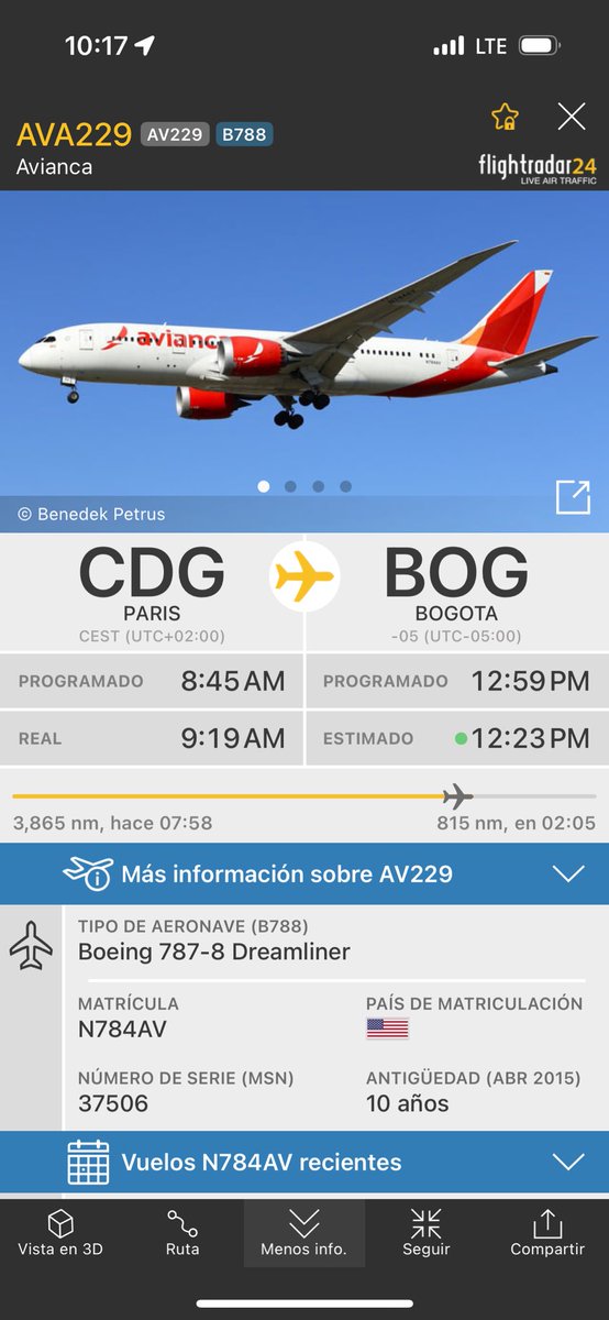 El día de hoy hace su último vuelo en <a href="/avianca/">avianca</a> la legendaria Capitán Maribel Porras. Se retira por edad máxima de vuelo (65 años). Vuelo procedente de Paris, llegando a <a href="/BOG_ELDORADO/">Aeropuerto El Dorado</a> sobre las 12:25pm. Gracias por abrirnos la puerta! Feliz jubilación! 🥳✈️👩🏻‍✈️<a href="/TorreElDorado/">TorreElDorado</a>
