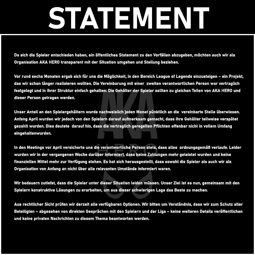 🇩🇪 Statement