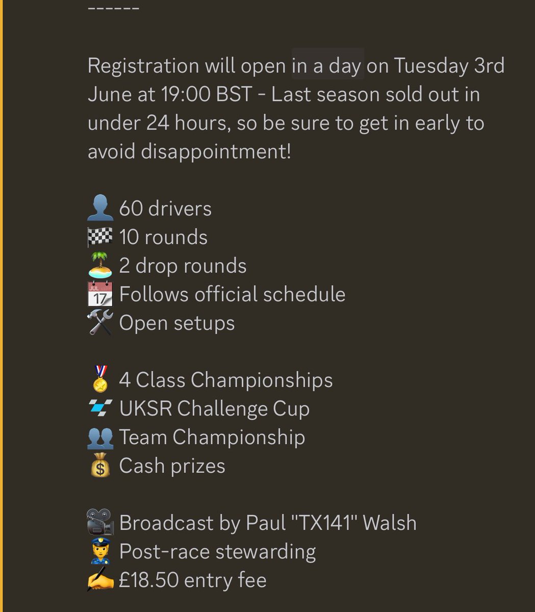 UKSimRacing Team & Discord Community tweet media
