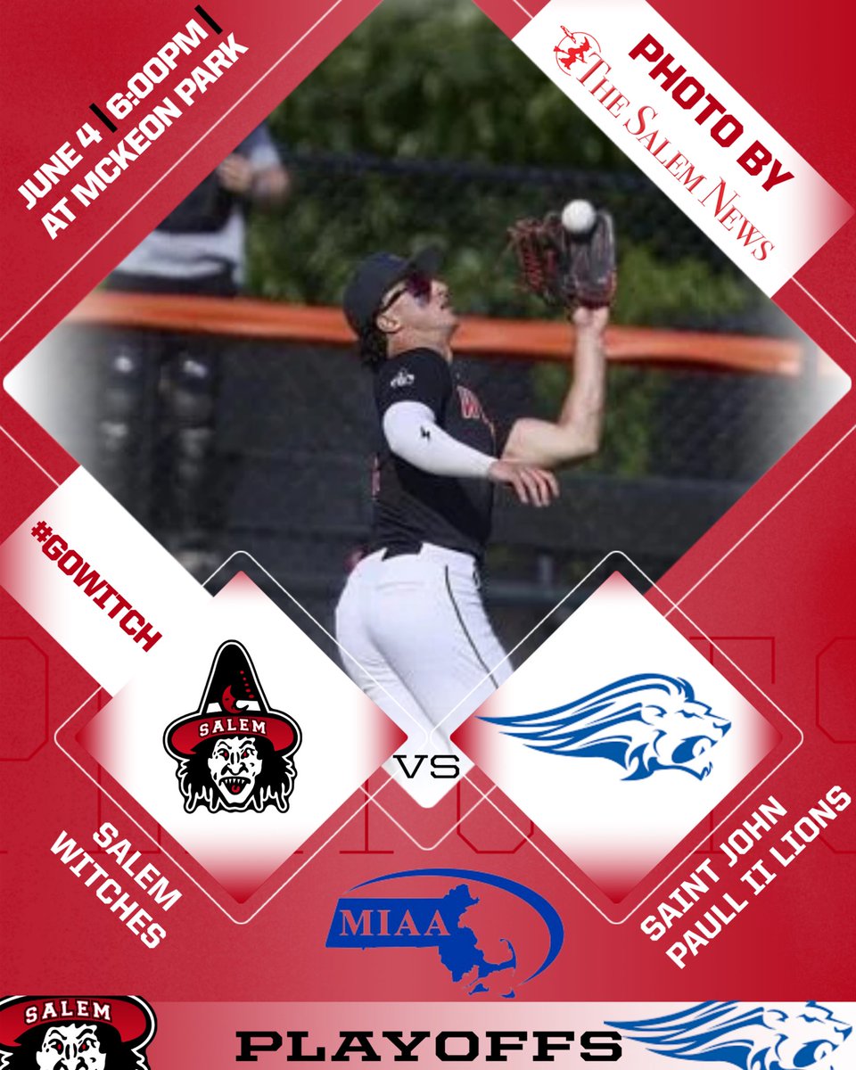 Playoffs! Good luck to the baseball team as they head down to play St John Paul II School today!
#GDTBG #GoWitch
