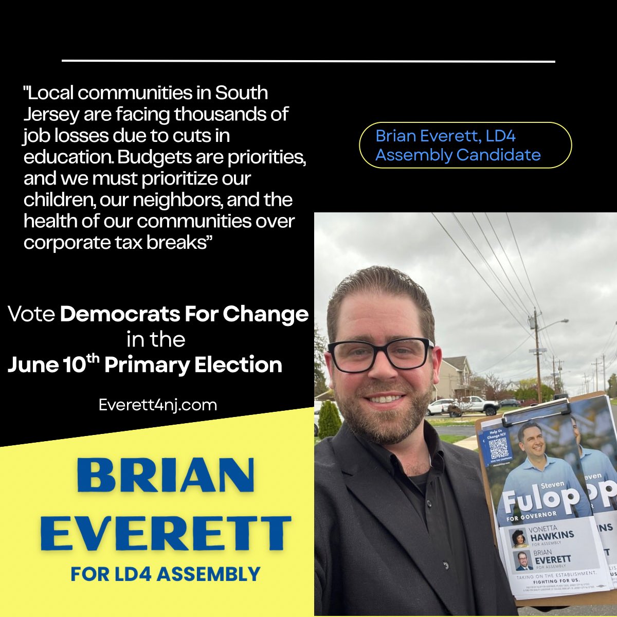 We all know that trickle-down economics never benefit working people at all. But austerity budget cuts WILL trickle down in devastating ways to our local communities. Local districts are already planning for hundreds of layoffs, &amp; that’s our neighbors, our parents, losing work.