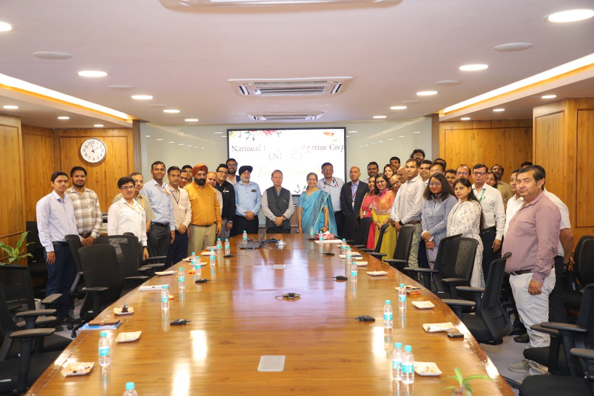 NLMC_GOI's tweet photo. NLMC celebrated its 3rd Founding Day on 3rd June 2025 with resolve and enthusiasm. The event was graced by Sh K. Moses Chalai, Secretary, #DPE &amp; Chairman, #NLMC, along with senior DPE officials. NLMC’s mission was reaffirmed, inspiring the team to aim higher. https://t.co/AS8xdbBNkX