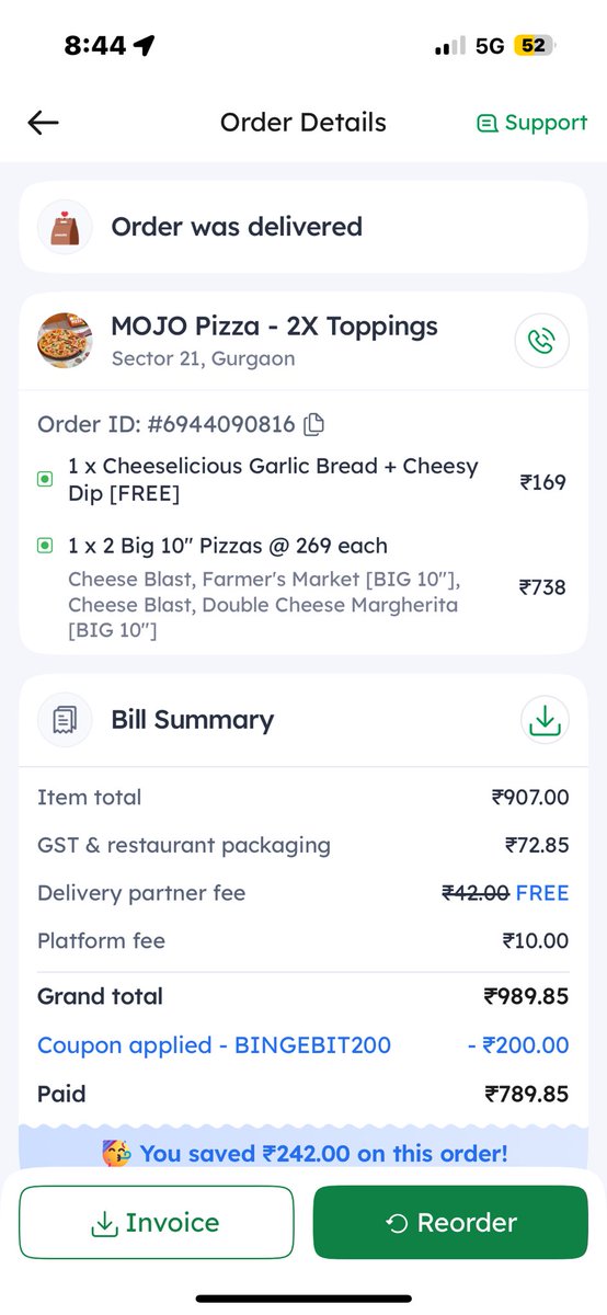 ashish_01989's tweet photo. @zomato Poor service https://t.co/ZoD2pDye14