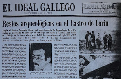 ✍️Nas Crónicas De Arteixo desta semana <a href="/xabimaceiras/">Xabi Maceiras</a>  lévanos de viaxe ata a parroquia de Larín para falar do castro de Mirón e dalgunhas lendas do lugar
🔎Neste enlace👉 acortar.link/SGvzsV