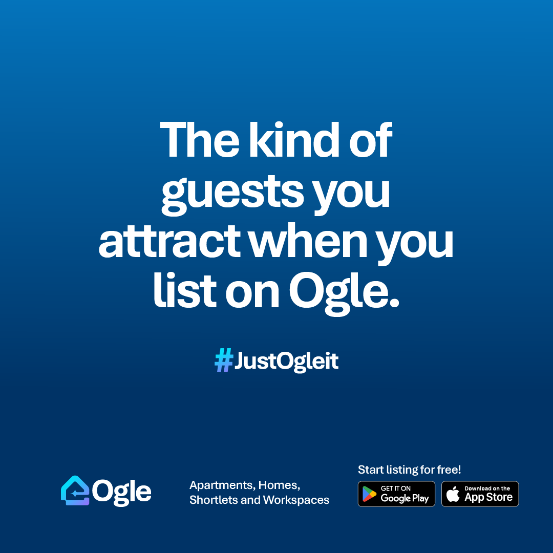oglepropertyNg's tweet photo. What if your weapon for maximizing rental income was also your best defense against hosting headaches? 

#Ogle is the efficiency you've been missing, less operational stress and higher net earnings. 

Start listing #shortlets for free today! https://t.co/Ot9ThaBVcE

#JustOgleIt https://t.co/CQhD02Lsmy