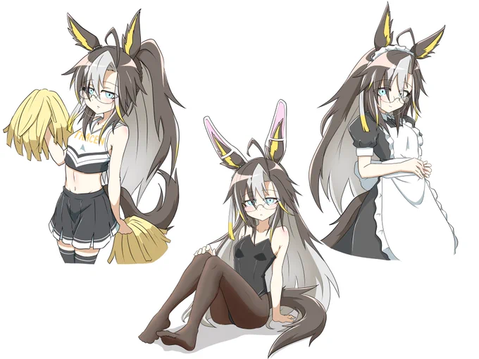#24時間でフォロワー何人増えるかチャレンジ ウマ娘たくさん描くわよ。 1万人までよろしく。