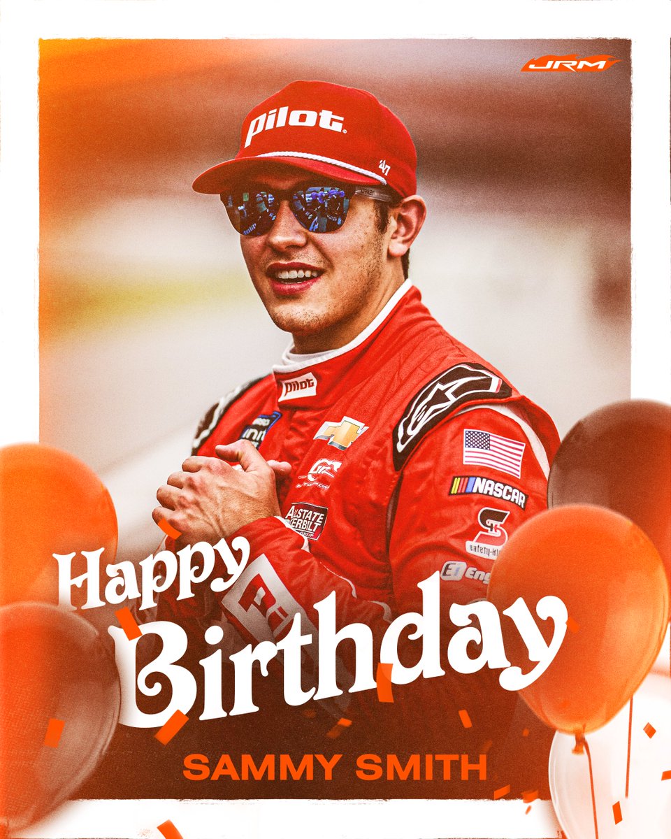 It's a special day for Driver No. 8.

Happy birthday <a href="/sammysmithSS/">Sammy Smith</a> !