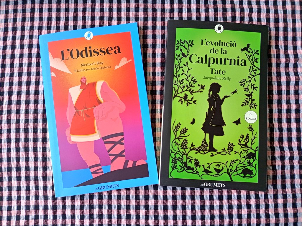 Quin goig fa la nova imatge de la col·lecció dels Grumets de l'<a href="/editorialgalera/">la Galera</a>. I quin encert tenir-hi aquestes joies de la literatura juvenil: l'Odissea de la <a href="/txellblay/">Meritxell Blay</a> i la fantàstica Calpurnia Tate. Profes de Secundària: aquí teniu dues bones lectures per fer a l'aula!
