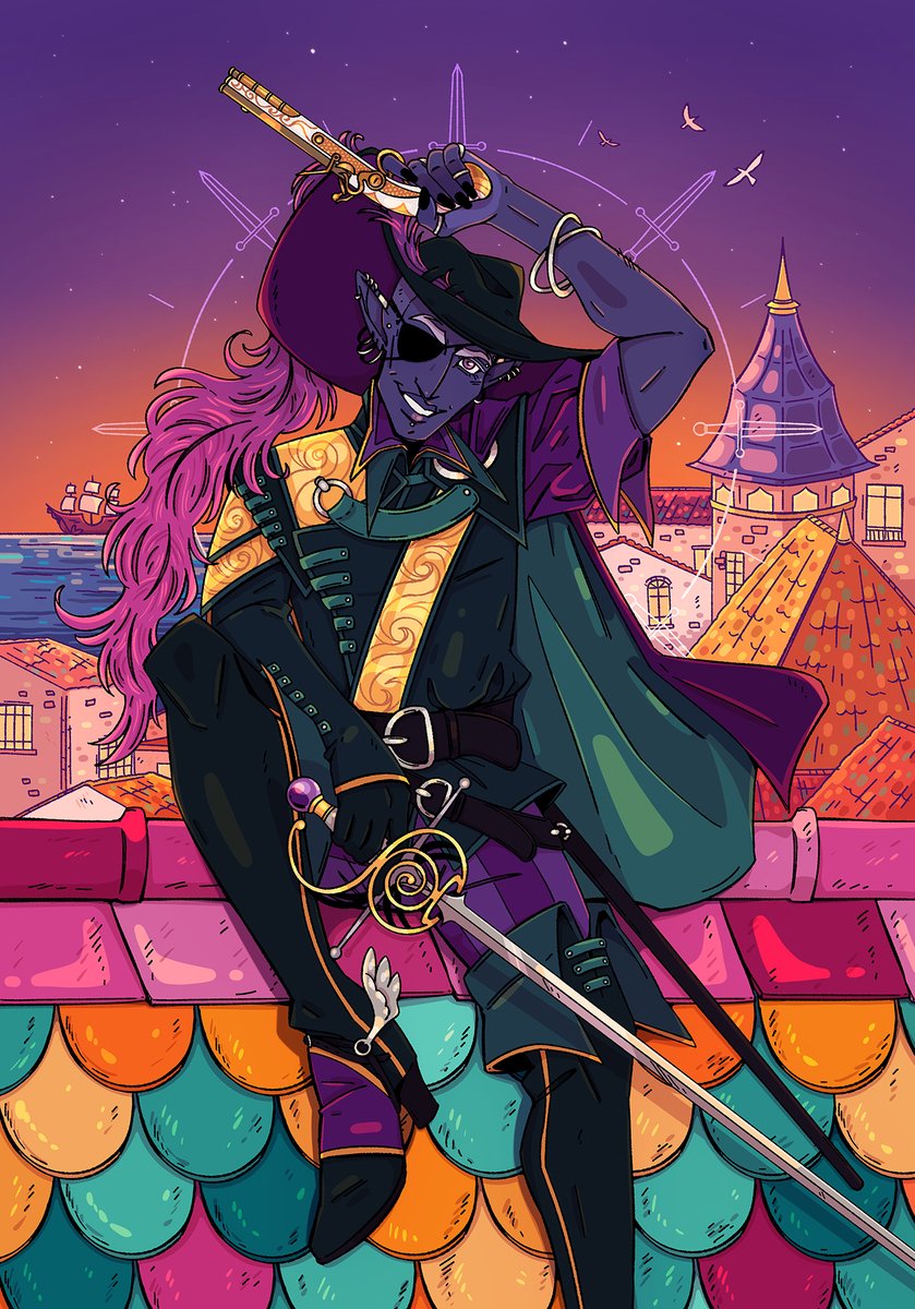 JARLAXLE TIME!

(I'm on the sky website if you want to see more of him 👀)

#dndartist #dnd #waterdeep