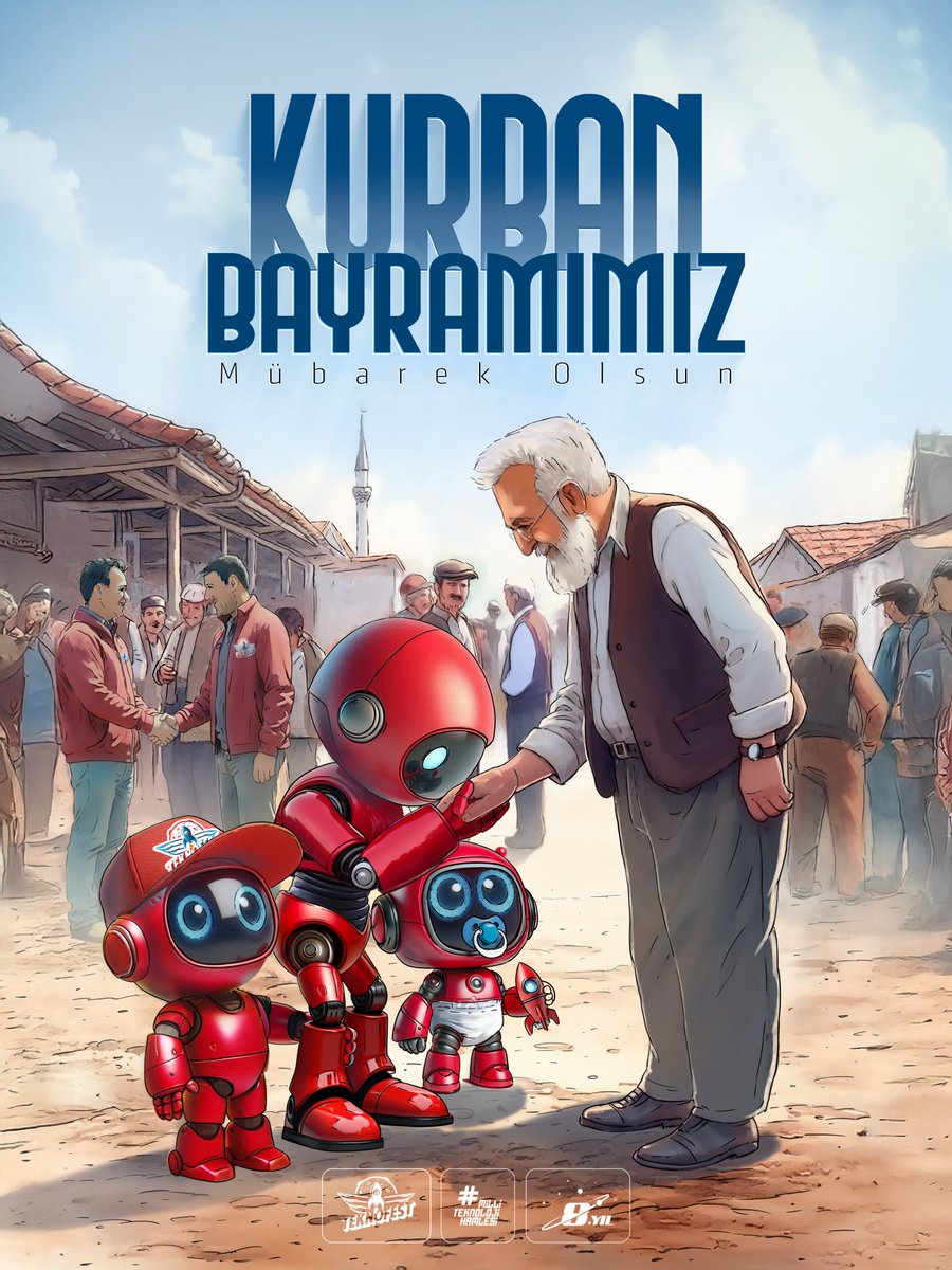 Gelişen tek şey teknoloji değil; sevgimiz, saygımız ve muhabbetimiz de olsun... 😊

#KurbanBayramı'mız mübarek olsun.  🌼