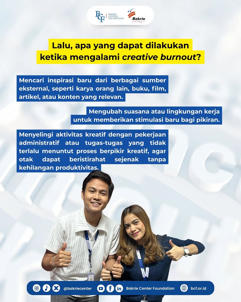 Bakrie Center tweet media