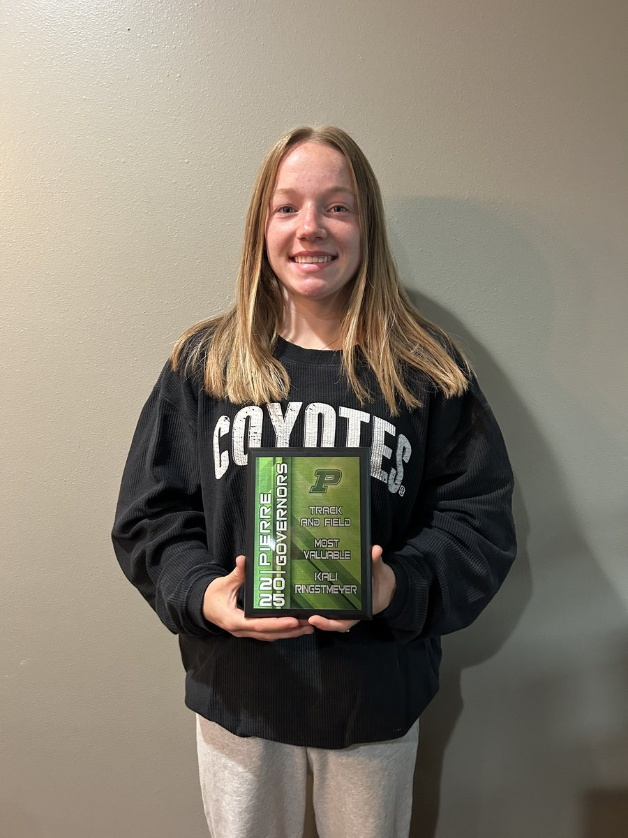 At last night’s Track &amp; Field Awards Banquet, Eladio S and Caleb M were named team MVP’s for the boys’ team and Charlee W-S and Kali R for the girls’ team. Congratulations to these outstanding Governor track and field athletes on a well-deserved honor!