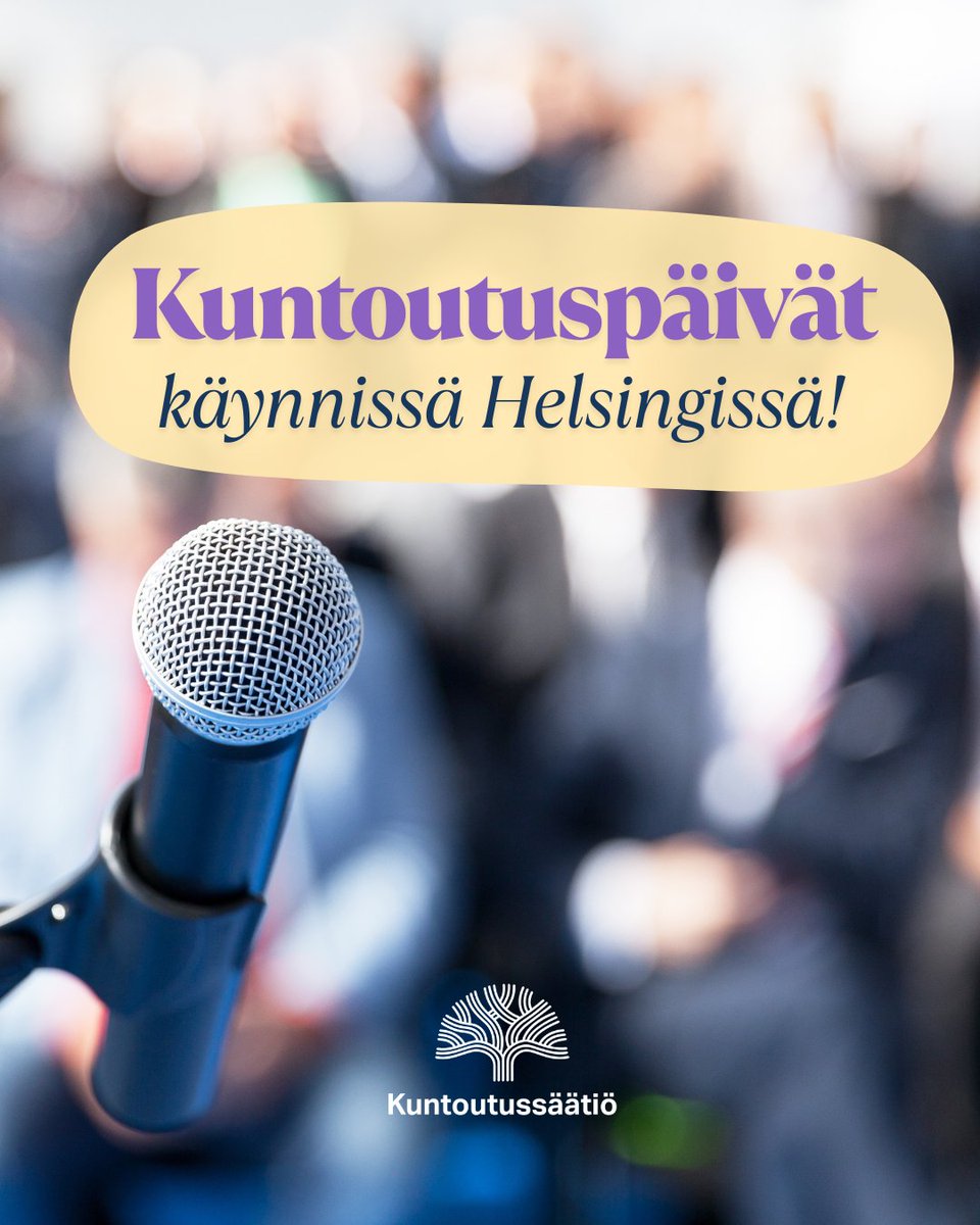 Tänään se tapahtuu – Kuntoutuspäivät 2025 käynnissä Helsingissä! Päivän aikana 220 alan asiantuntijaa kokoontuu keskustelemaan työllisyyspalveluiden muutoksista, työkyvyn tukemisesta ja kuntoutuksen ajankohtaisista teemoista. #Kuntoutuspäivät #Kuntoutusviikko