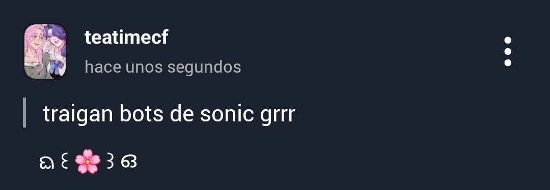 🪷 :  BOTS SE SONIC !!!!