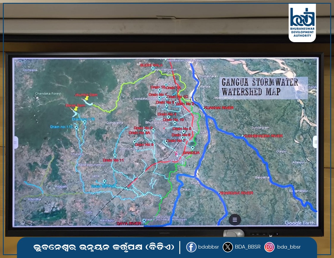 BDA_BBSR's tweet photo. The 12th meeting of the Task Force on abatement of pollution in the Daya River was held today under the chairmanship of Dr. N. Thirumala Naik, Vice Chairman, #BDA. Officials from BMC, WATCO, IDCO, WR Dept, OSPCB, H&UD Dept, and PHEO were in attendance.
#DayaRiver #SaveDaya https://t.co/hmk3HQphmB