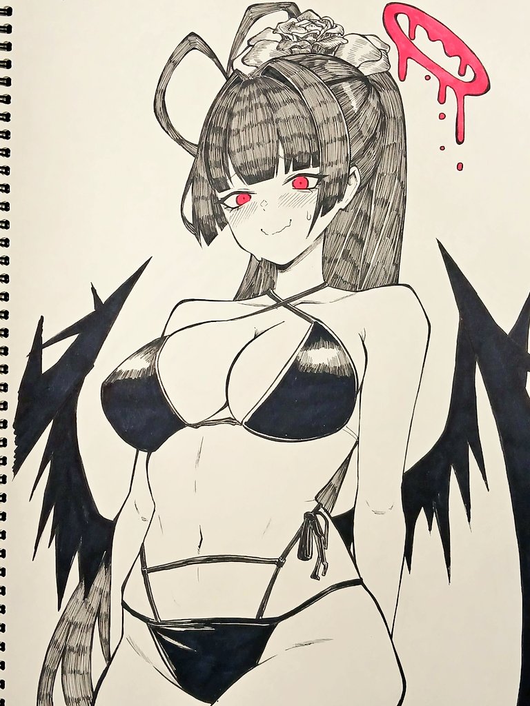 수영복 츠루기
#ブルアカ