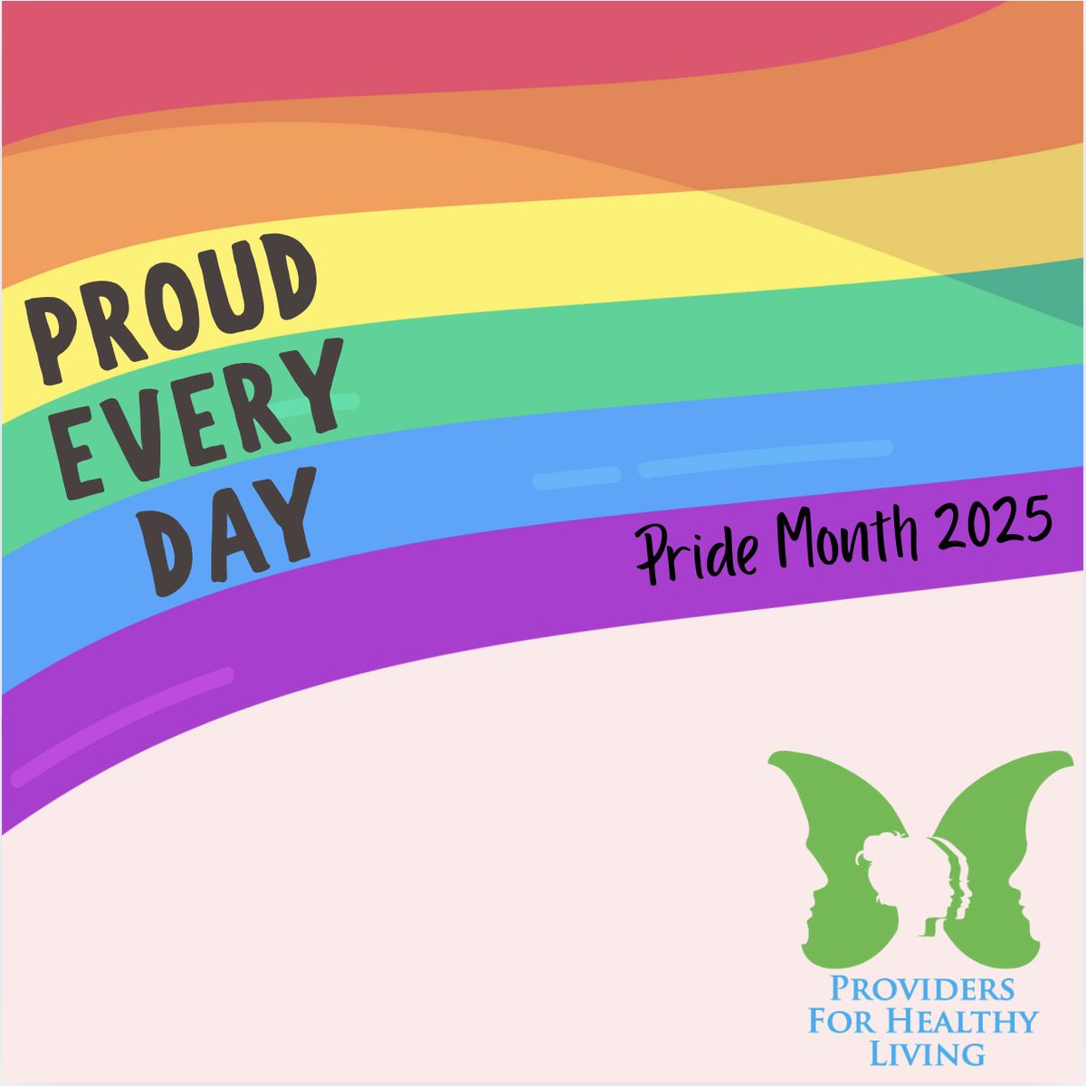 pfhl2011's tweet photo. HAPPY PRIDE! 🌈

PROVIDERS FOR HEALTHY LIVING is a LGBTQ+ 🌈SAFE ZONE🌈. Our staff is supportive of ALL LGBTQ+ individuals and identities. If you or someone you know could use some support, please contact us today! 
https://t.co/qdJHgCZxJ3 https://t.co/2dIOWfJkap