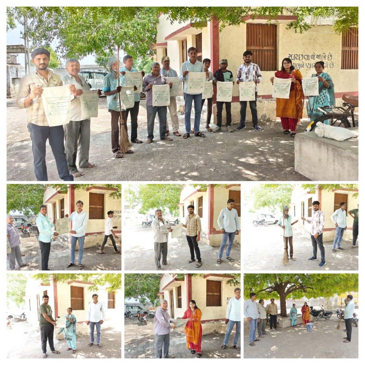 Info Botad GoG (@infobotadgog) on Twitter photo ઝમરાળા ખાતે વિશ્વ પર્યાવરણ દિનની ઉજવણીનાં ભાગરૂપે ગ્રા. પંચાયતે "પ્લાસ્ટિક મુક્ત ઝુંબેશ" અંતર્ગત રોજિંદા વપરાશ માટે કાપડની બેગોનું એસ.બી.એમ.જી. અને ગ્રા.પં.ના સભ્યો દ્વારા વિતરણ <a href="/CMOGuj/">CMO Gujarat</a> <a href="/InfoGujarat/">Gujarat Information</a> <a href="/Collectorbotad/">Collector & DM Botad</a> <a href="/DDOBOTAD/">District Panchayat office Botad</a> <a href="/BhanubenMLA/">Bhanuben Babariya</a> <a href="/SP_Botad/">Botad District Police</a> <a href="/Nimu_Bambhaniya/">Nimuben Bambhaniya</a> ઝમરાળા ખાતે વિશ્વ પર્યાવરણ દિનની ઉજવણીનાં ભાગરૂપે ગ્રા. પંચાયતે "પ્લાસ્ટિક મુક્ત ઝુંબેશ" અંતર્ગત રોજિંદા વપરાશ માટે કાપડની બેગોનું એસ.બી.એમ.જી. અને ગ્રા.પં.ના સભ્યો દ્વારા વિતરણ <a href="/CMOGuj/">CMO Gujarat</a> <a href="/InfoGujarat/">Gujarat Information</a> <a href="/Collectorbotad/">Collector & DM Botad</a> <a href="/DDOBOTAD/">District Panchayat office Botad</a> <a href="/BhanubenMLA/">Bhanuben Babariya</a> <a href="/SP_Botad/">Botad District Police</a> <a href="/Nimu_Bambhaniya/">Nimuben Bambhaniya</a>