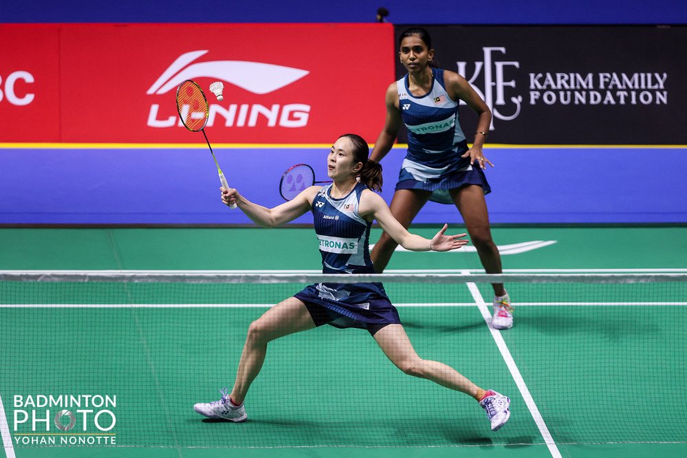 RESULTS: #IndonesiaOpen2025

WD | R32

#MAS🇲🇾 Pearly Tan-M Thinaah 4️⃣ def. #TPE   Sung Shuo Yun-Yu Chien Hui 21-16 21-17

⏱️42m

#GemilangkanLagi
#BadmintonMalaysia
#DemiMalaysia