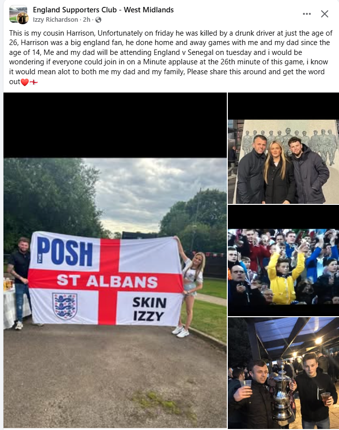 EnglandOnOurWay's tweet photo. RIP Harrison 💕🏴󠁧󠁢󠁥󠁮󠁧󠁿 https://t.co/ZeryUnvqaD