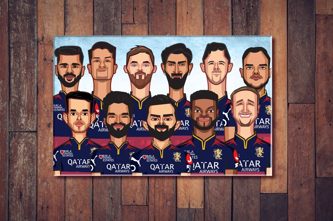 18 Years. 1 Dream. Forever Bold.
It finally happened 🙌 🤩
Print Size 17x11 inches and 32x20 inches only limited 50 signed prints. DM me to book. Hurry!
#rcb #rcbfans #rcbforever❤️