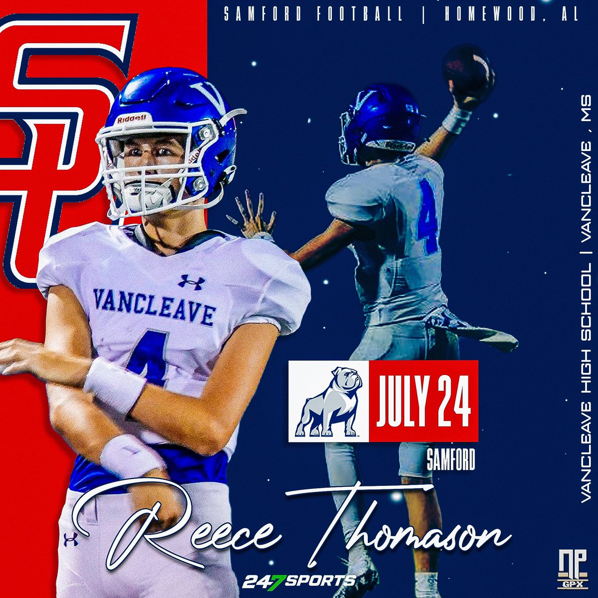 Reece Thomason (@reece_thomason4) on Twitter photo I will be at Samford University on July 24th‼️🚨 <a href="/CoachTMort/">Thomas Morton</a> <a href="/HatchAttack1/">Chris Hatcher</a> <a href="/RickyTurner19/">Ricky Turner</a> <a href="/T_Zielenske5/">Tyler Zielenske</a> <a href="/GS_Sports1/">Gulf States Sports</a> <a href="/AnsleyBrentTV/">Ansley Brent</a> <a href="/Coastfootball/">Coast Football™</a> <a href="/MacCorleone74/">Rion (Ree-un) Young</a> <a href="/On3Recruits/">On3 Recruits</a> <a href="/QBC_Recruit/">QB Country Recruiting</a> <a href="/QBC_Mobile/">QB Country - Mobile, Al</a> <a href="/QBCountry/">QB Country</a> <a href="/ScoutFball/">Larry Rudolph</a> <a href="/dalton_toothman/">Dalton Toothman OL</a> <a href="/peterson_bg74/">BG Peterson</a> <a href="/aidenhall1108/">Aiden Hall</a> I will be at Samford University on July 24th‼️🚨 <a href="/CoachTMort/">Thomas Morton</a> <a href="/HatchAttack1/">Chris Hatcher</a> <a href="/RickyTurner19/">Ricky Turner</a> <a href="/T_Zielenske5/">Tyler Zielenske</a> <a href="/GS_Sports1/">Gulf States Sports</a> <a href="/AnsleyBrentTV/">Ansley Brent</a> <a href="/Coastfootball/">Coast Football™</a> <a href="/MacCorleone74/">Rion (Ree-un) Young</a> <a href="/On3Recruits/">On3 Recruits</a> <a href="/QBC_Recruit/">QB Country Recruiting</a> <a href="/QBC_Mobile/">QB Country - Mobile, Al</a> <a href="/QBCountry/">QB Country</a> <a href="/ScoutFball/">Larry Rudolph</a> <a href="/dalton_toothman/">Dalton Toothman OL</a> <a href="/peterson_bg74/">BG Peterson</a> <a href="/aidenhall1108/">Aiden Hall</a>