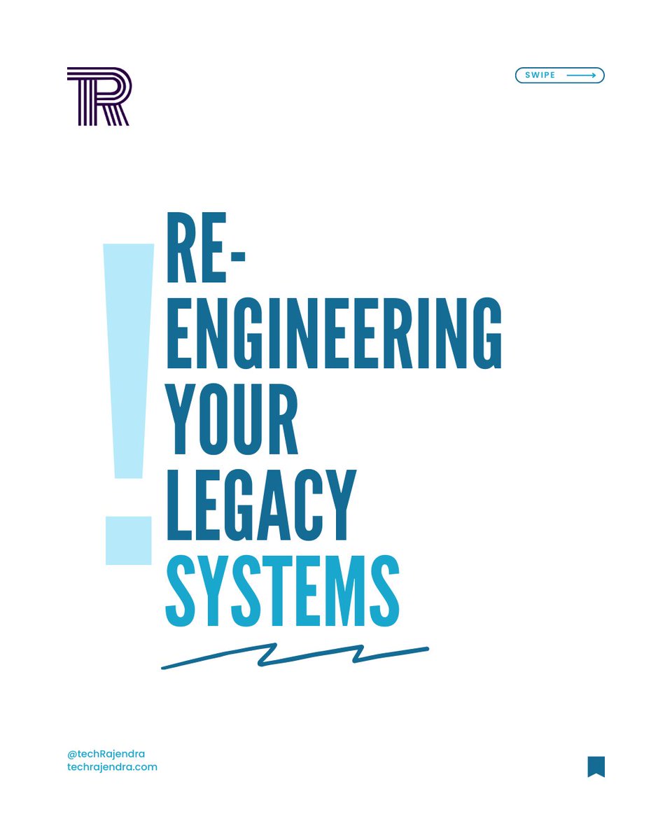 Tech_Rajendra's tweet image. 🔧 Still using outdated systems?

Time to #re_engineer!

✅ Spot inefficiencies
✅ Set clear goals
✅ Refactor, rebuild, or replace
✅ Test &amp;amp; go live

Modernize to stay ahead!

👉 techrajendra.com/services/softw…

#LegacySystems #TechRajendra