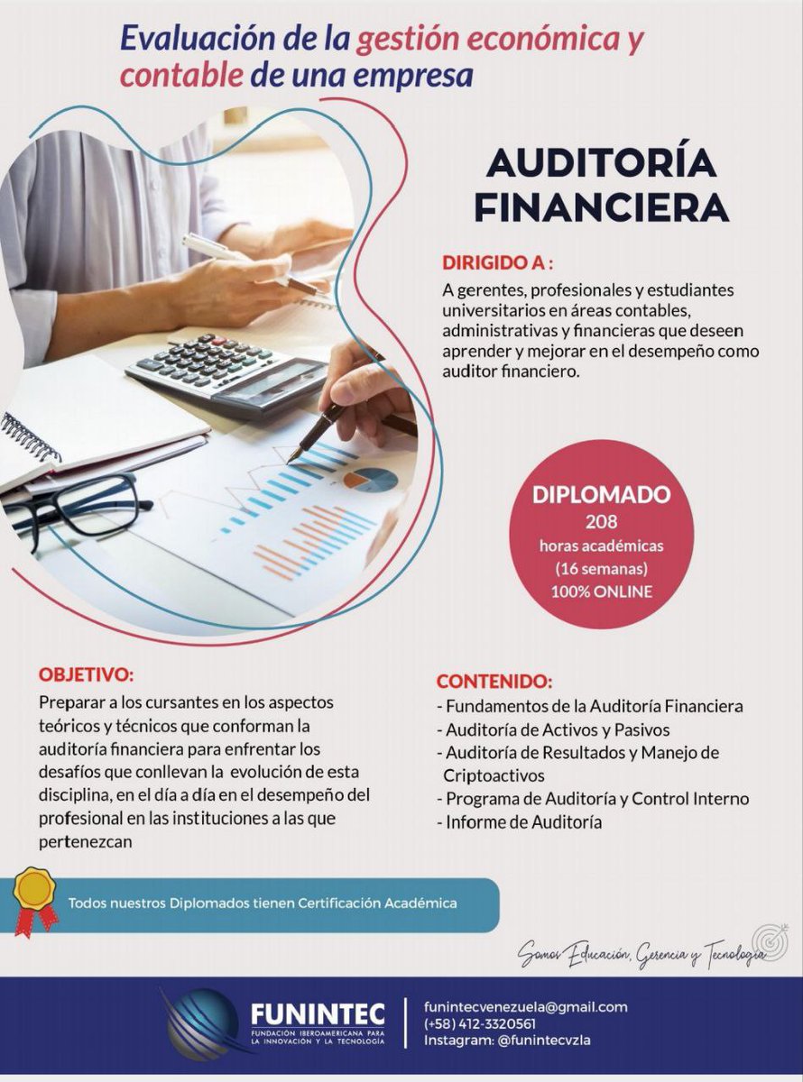 José Erasmo Colmenares (@erasmocol) on Twitter photo ¿Estas actualizado en la auditoría financiera con las nuevas tecnologías de blockchain?. <a href="/Funintecvzla/">Funintec Venezuela</a> y <a href="/UlacVenezuela/">ULAC</a> ofrecemos con Certificación nacional e Internacional este diplomado. Registro e información funintec.net/preregistratio…
#cardano, <a href="/EmprendoresGenz/">Emprendedores GenZ</a> ¿Estas actualizado en la auditoría financiera con las nuevas tecnologías de blockchain?. <a href="/Funintecvzla/">Funintec Venezuela</a> y <a href="/UlacVenezuela/">ULAC</a> ofrecemos con Certificación nacional e Internacional este diplomado. Registro e información funintec.net/preregistratio…
#cardano, <a href="/EmprendoresGenz/">Emprendedores GenZ</a>