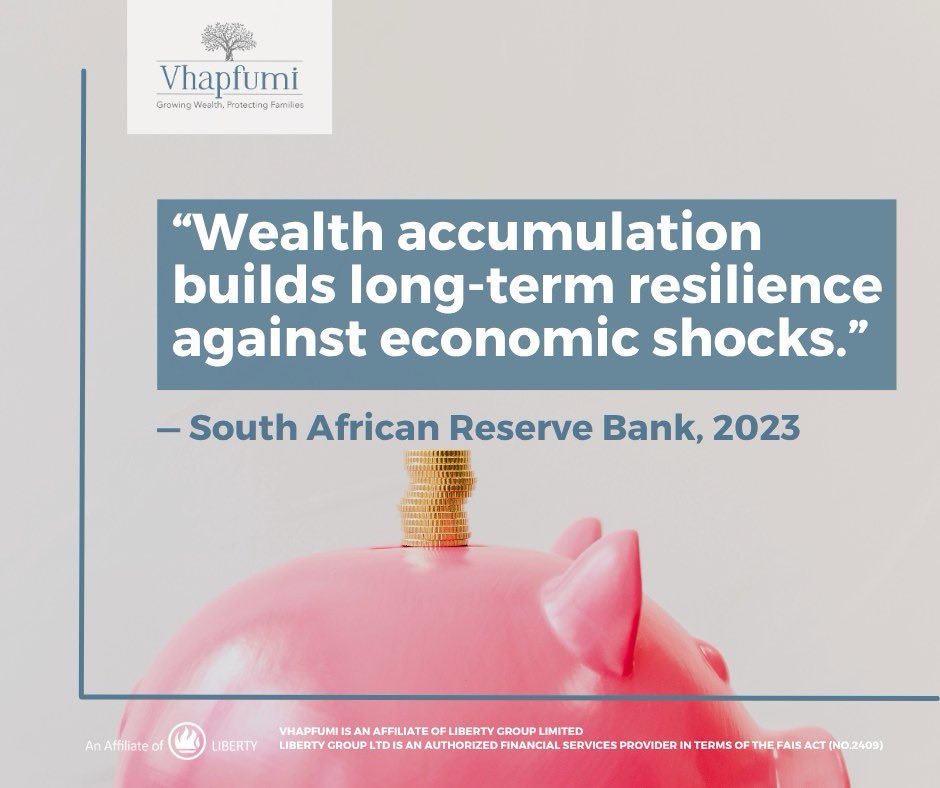 Vhapfumi Holdings (@vhapfumi) on Twitter photo Whether itâs saving for a rainy day or your childâs education, we help you plan & grow with:
- Liberty savings & investment policies
- Income protection plans
- Financial coaching
Letâs get your goals moving. DM or email: support@vhapfumi.co.za
#PlanAhead #BuildWealth Whether itâs saving for a rainy day or your childâs education, we help you plan & grow with:
- Liberty savings & investment policies
- Income protection plans
- Financial coaching
Letâs get your goals moving. DM or email: support@vhapfumi.co.za
#PlanAhead #BuildWealth