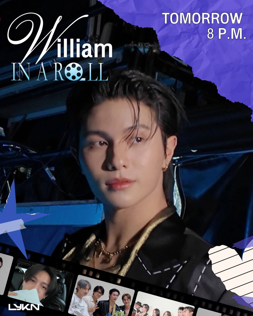 LYKN IN A ROLL #3 | WILLIAM Vlog เบื้องหลังกว่าจะไปโชว์พลังปอดที่คอนเสิร์ตพี่ JEFF SATUR 💪🎤

🔜TOMORROW | 8 P.M.
📺YOUTUBE : LYKN
📎youtube.com/@LYKN.Official

#LYKN 
#williamjkp
#.LYKNinaRollEP3_WILLIAM
#RISERMUSIC